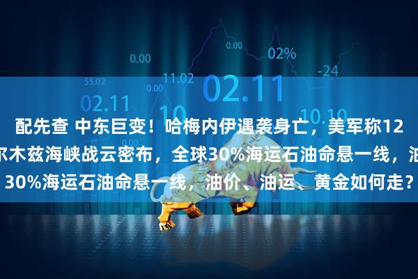 配先查 中东巨变！哈梅内伊遇袭身亡，美军称12小时内900次空袭，霍尔木兹海峡战云密布，全球30%海运石油命悬一线，油价、油运、黄金如何走？