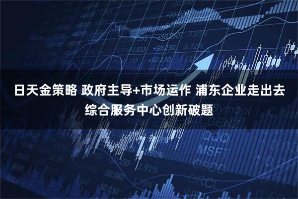 日天金策略 政府主导+市场运作 浦东企业走出去综合服务中心创新破题
