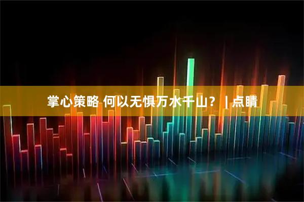 掌心策略 何以无惧万水千山？ | 点睛